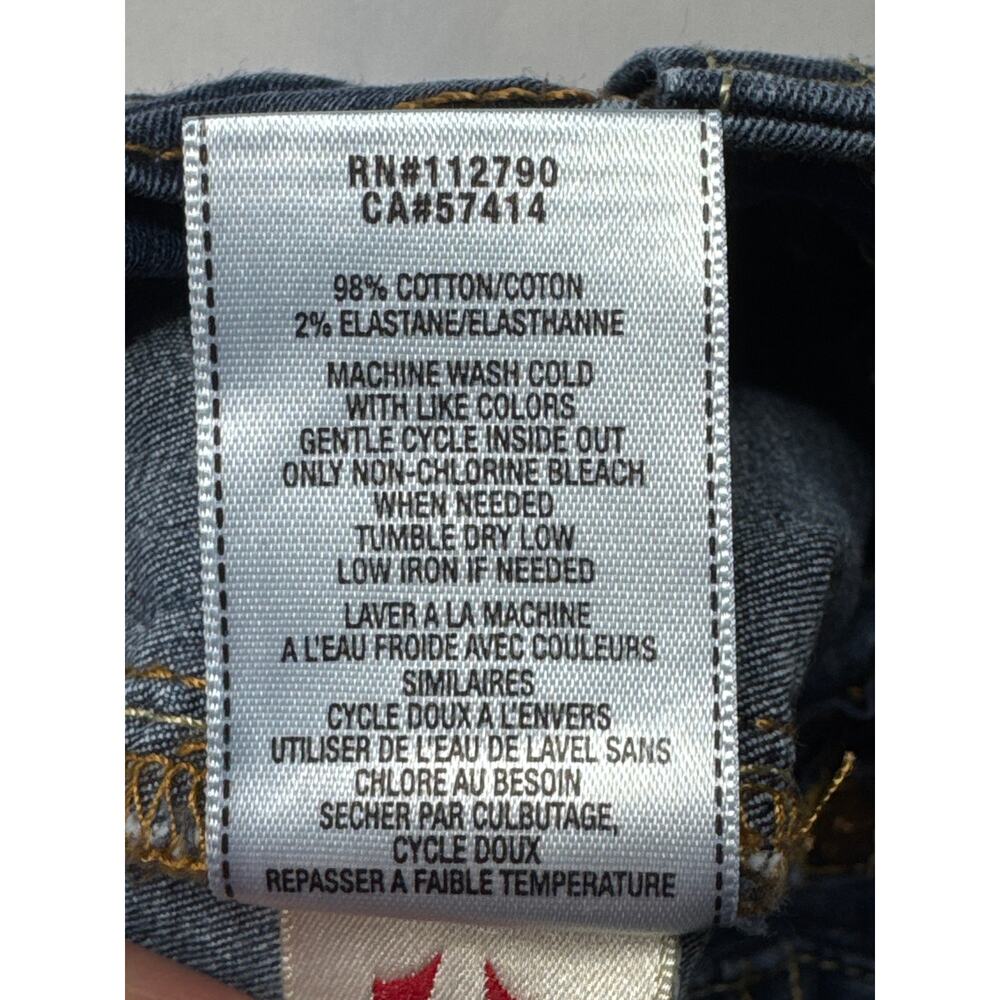True Religion Women's Casey Skinny Blue Jeans - Size 28 (27x28.5) - Picture 6 of 7